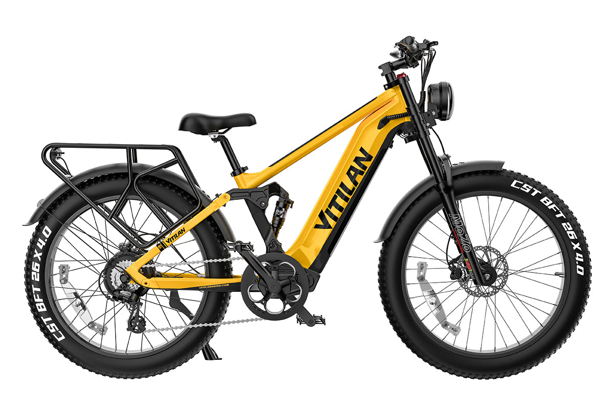 Vitilan T7 Full Suspension Mountain E-bike