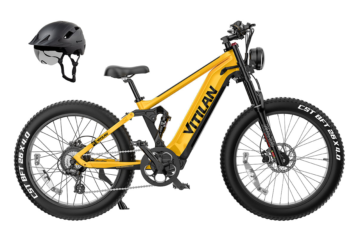 Vitilan T7 Full Suspension Mountain E-bike