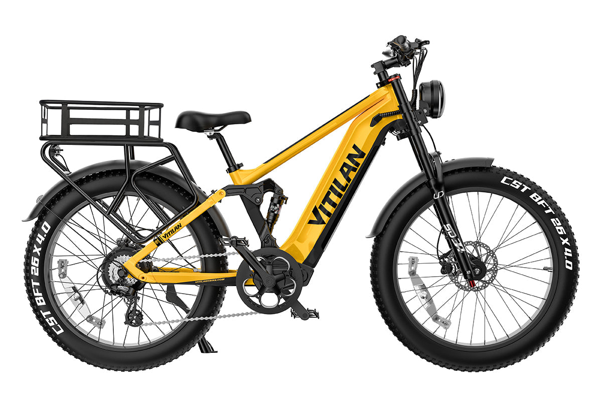 Vitilan T7 Full Suspension Mountain E-bike