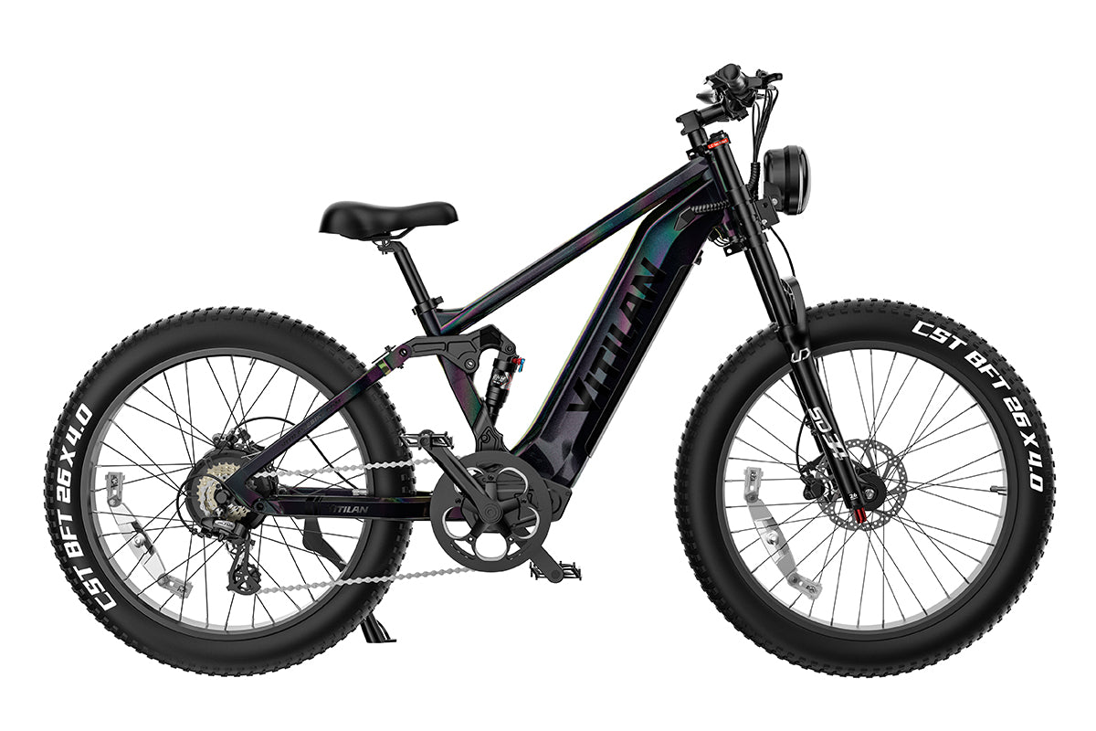 Vitilan T7 Full Suspension Mountain E-bike