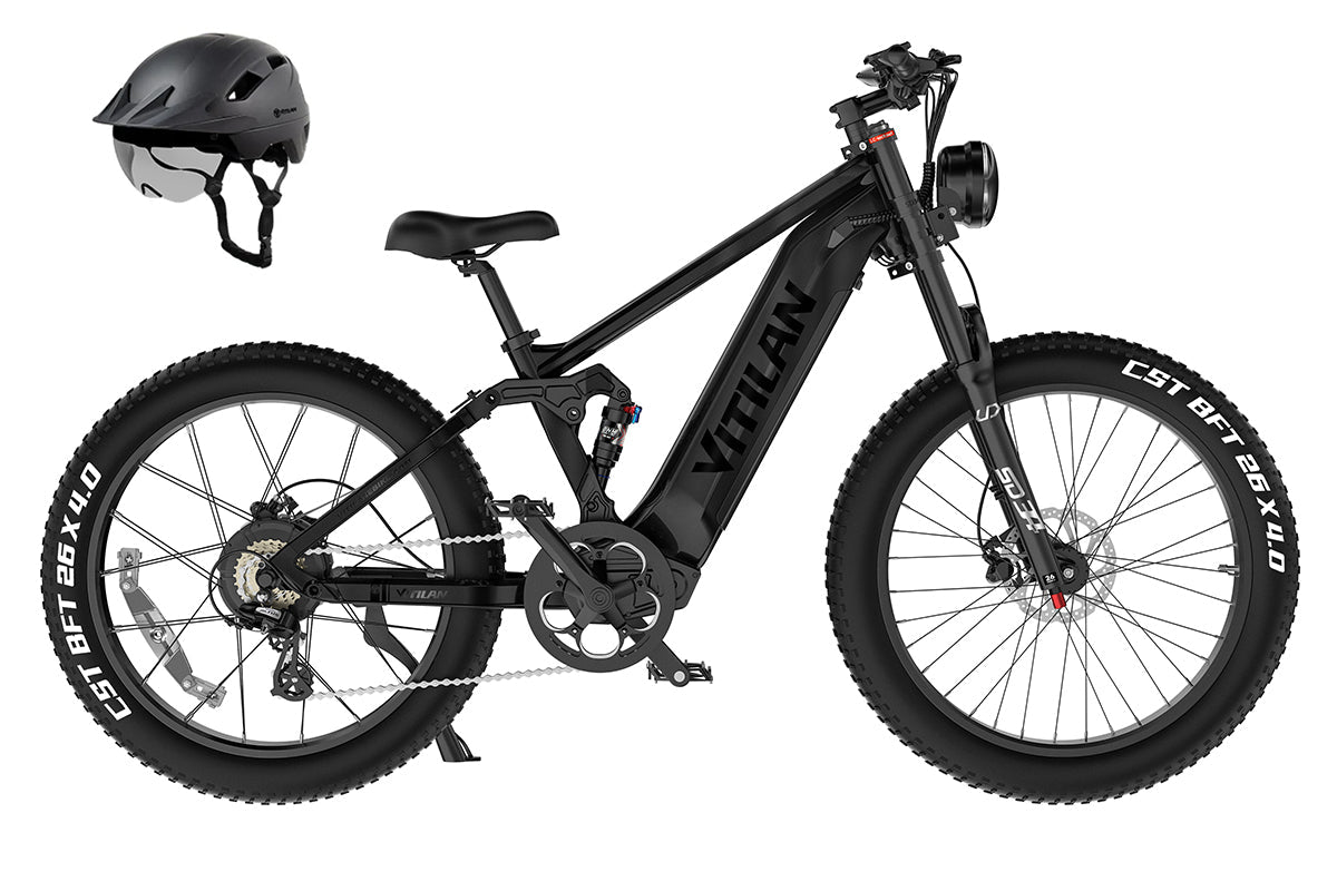 Vitilan T7 Full Suspension Mountain E-bike