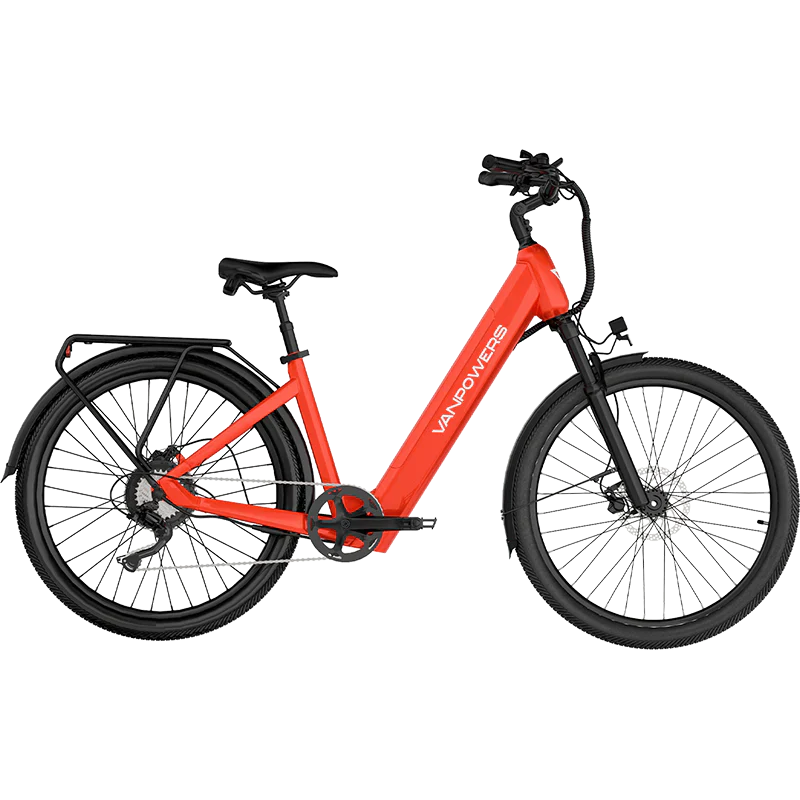 Vanpowers UrbanGlide Standard Electric Bike 20 MPH 65 Mile Range 500W New - Electrocruisers