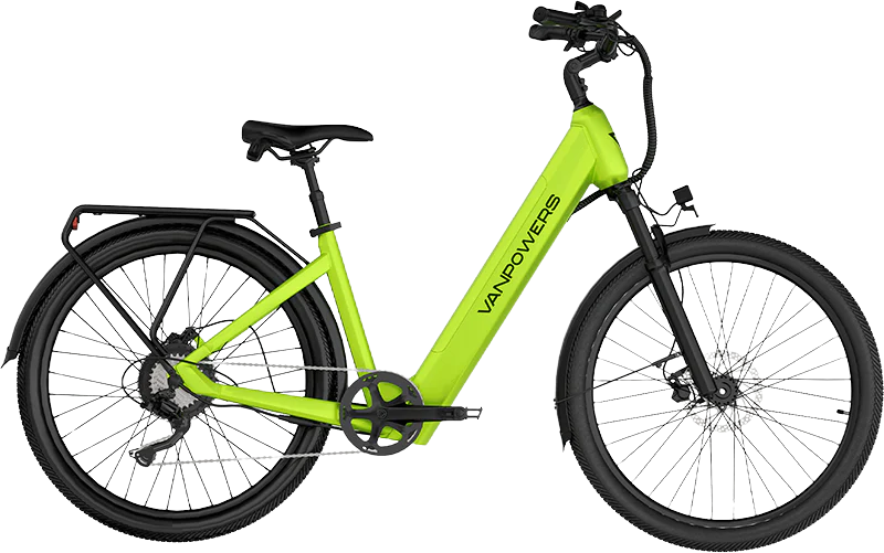 Vanpowers UrbanGlide Standard Electric Bike 20 MPH 65 Mile Range 500W New - Electrocruisers