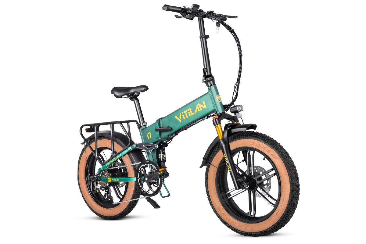 Vitilan I7 Pro Folding Full Suspension Electric Bike