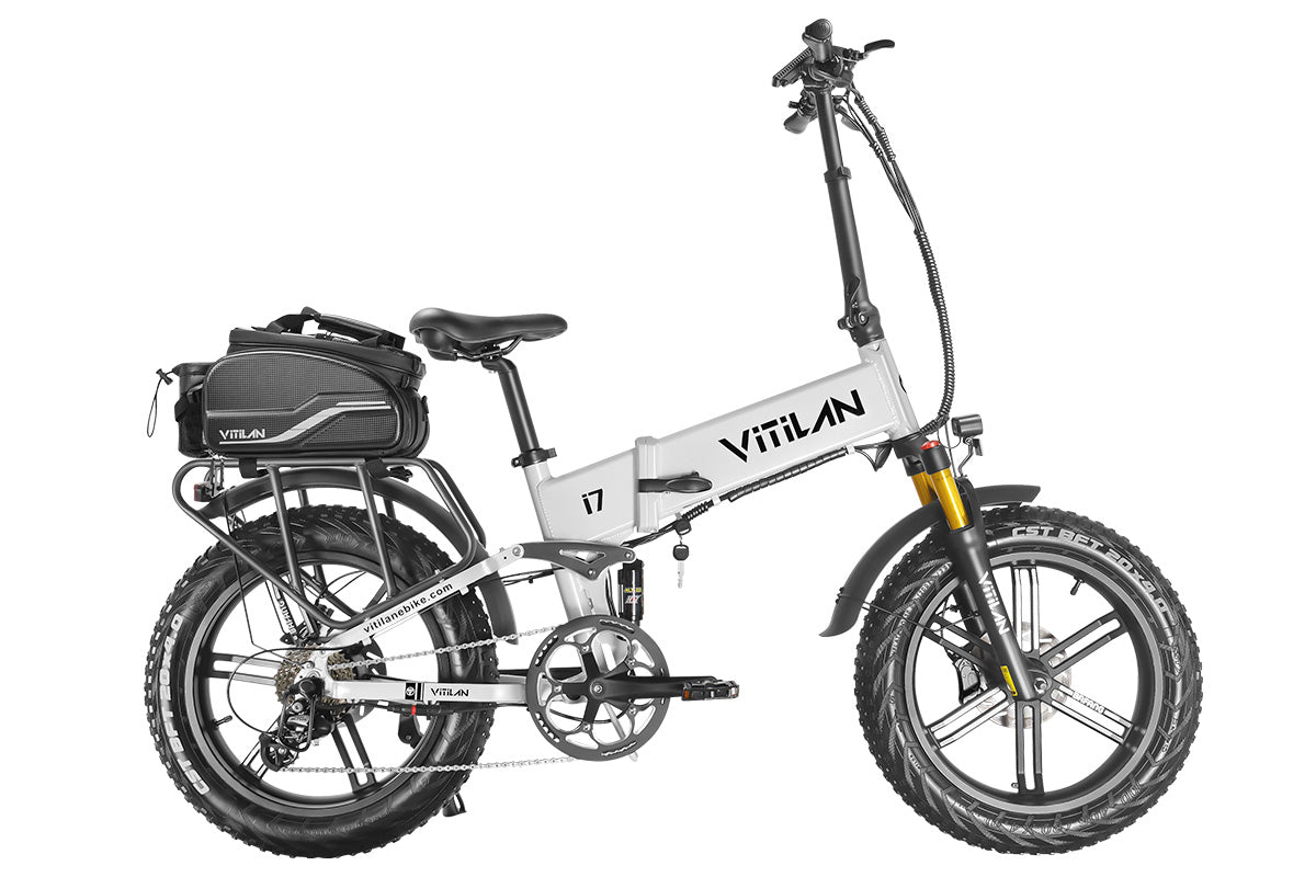 Vitilan I7 Pro Folding Full Suspension Electric Bike