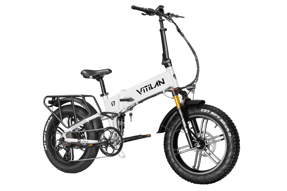 Vitilan I7 Pro Folding Full Suspension Electric Bike