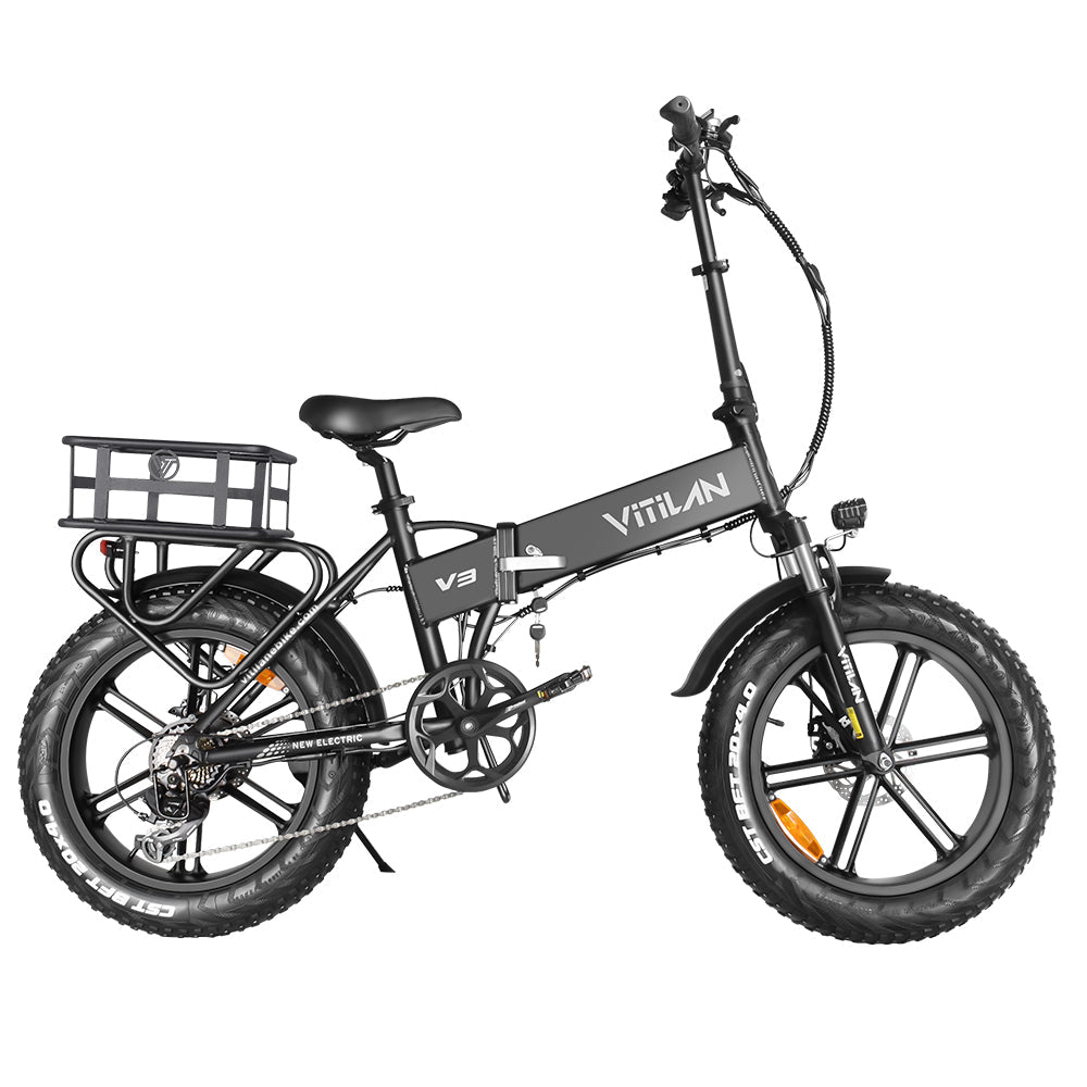 Vitilan Rear Basket for All Electric Bike