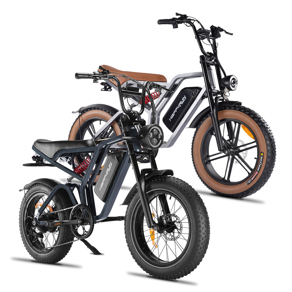 Happyrun Tank G60 750W Electric Bike Fat Tire Dirt All Terrain