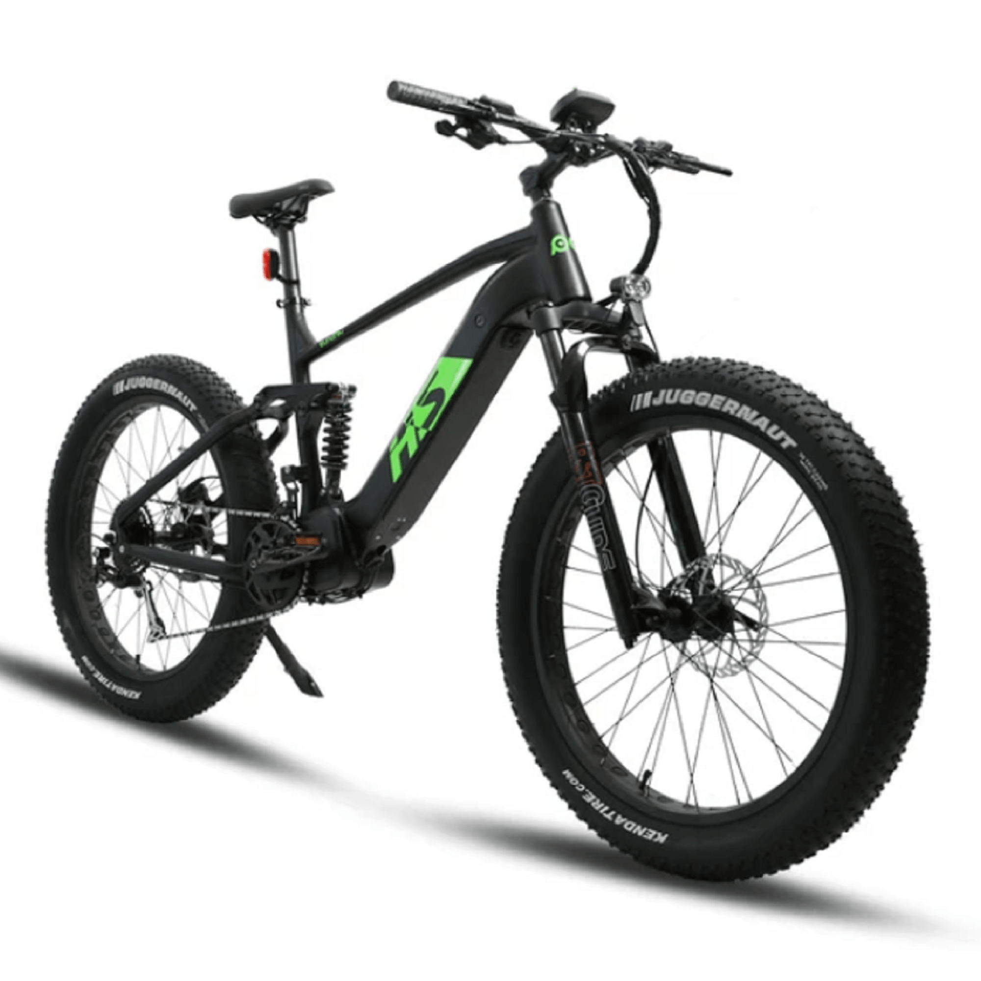 Eunorau 1000W Fat-HS All-Terrain Full Suspension Fat Tire Hunting Fishing Mountain Electric Bike - Electrocruisers