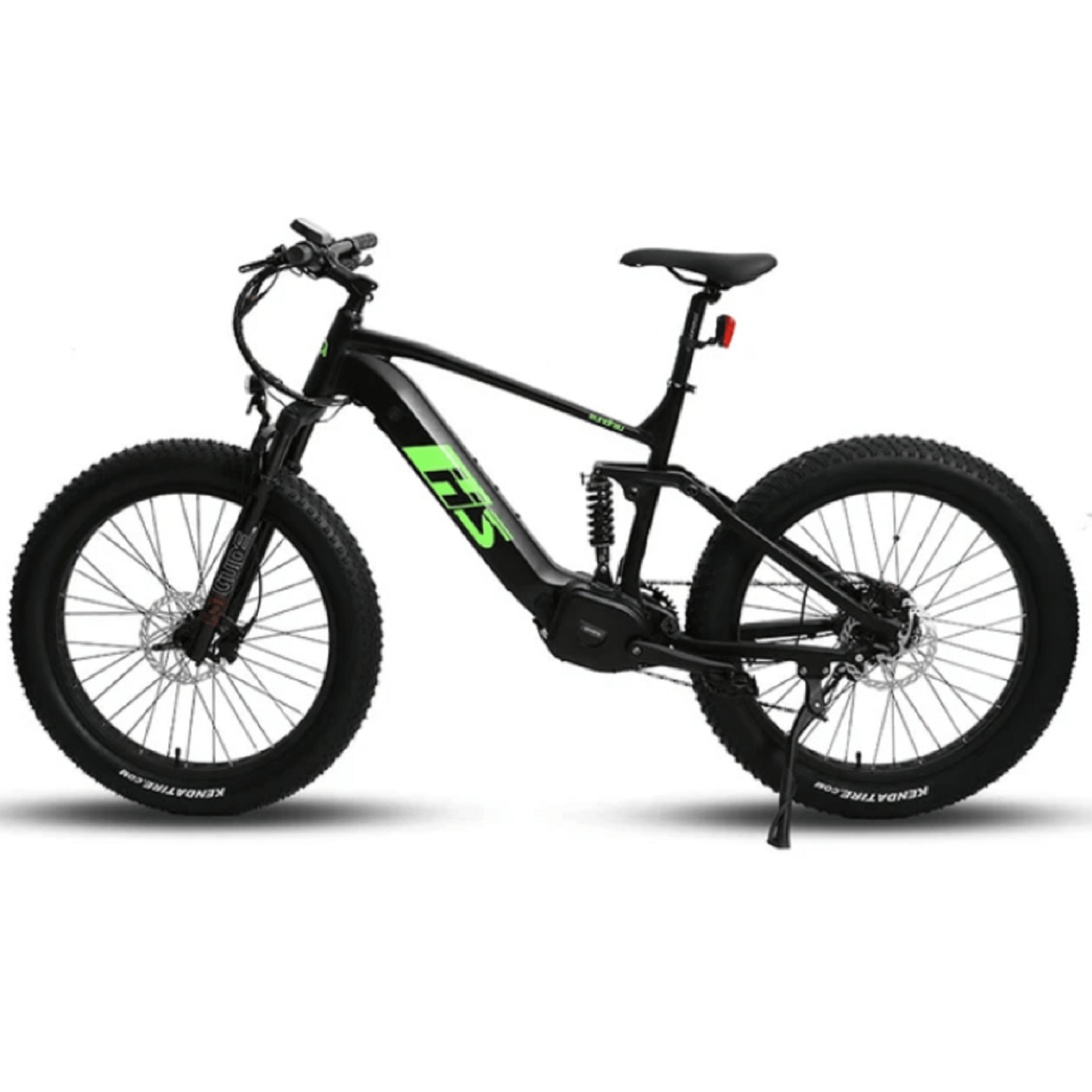 Eunorau 1000W Fat-HS All-Terrain Full Suspension Fat Tire Hunting Fishing Mountain Electric Bike - Electrocruisers