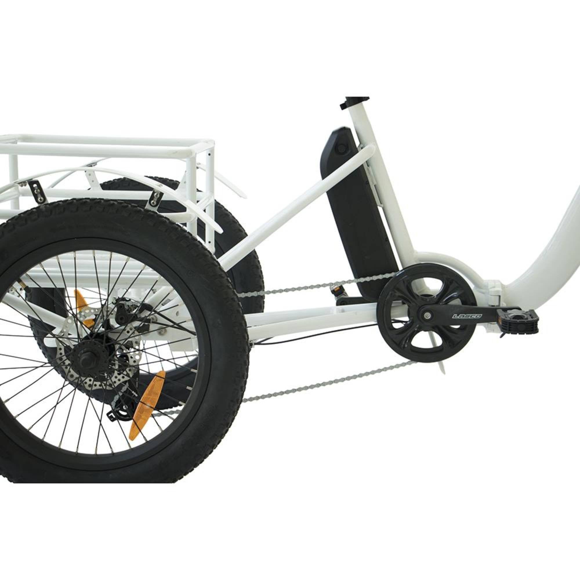 Eunorau 500W 20" Trike Fat Tire Folding Electric Tricycle - Electrocruisers