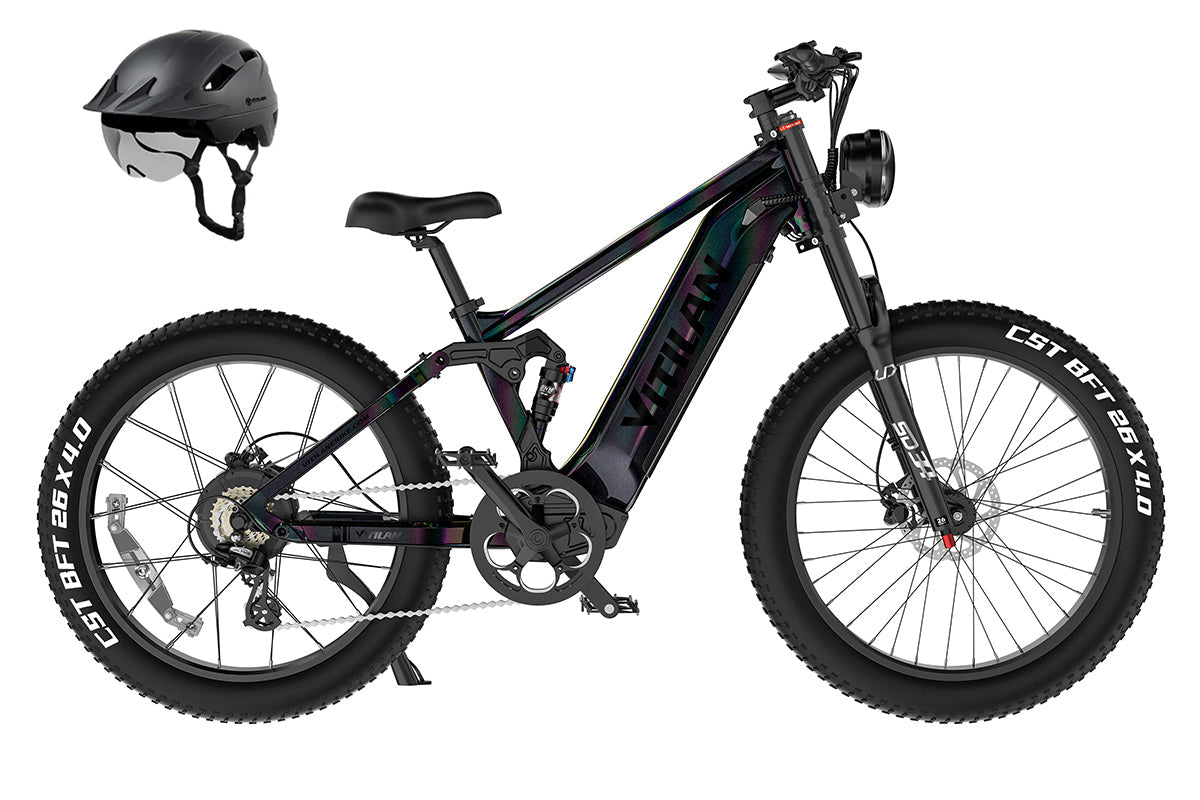 Vitilan T7 Full Suspension Mountain E-bike