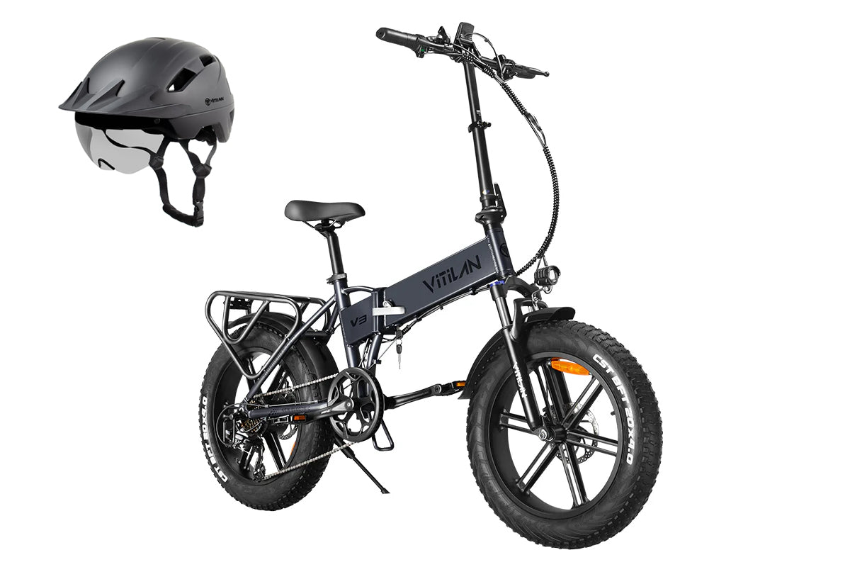 Vitilan V3 2.0 Folding Fat Tires Adult All Terrain Electric Bike