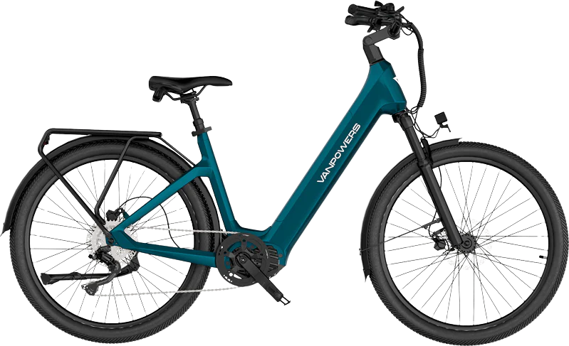 Vanpowers UrbanGlide Ultra Electric Bike 20 MPH 70 Mile Range 500W New - Electrocruisers